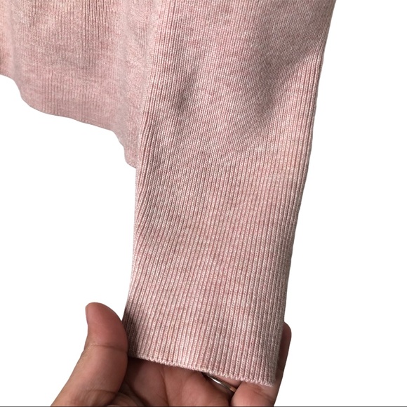 White House Black Market Pink Cold Shoulder Top - Picture 4 of 12